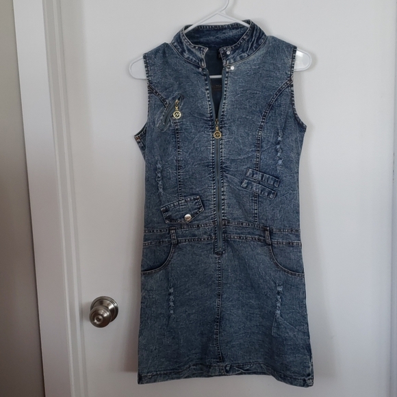HENGSHENG EUNICE DENIM DRESS - Picture 4 of 11